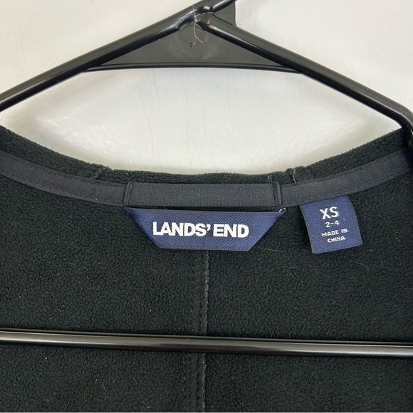 Lands End SoftShell Hooded Grey Jacket Size XS - Picture 9 of 12